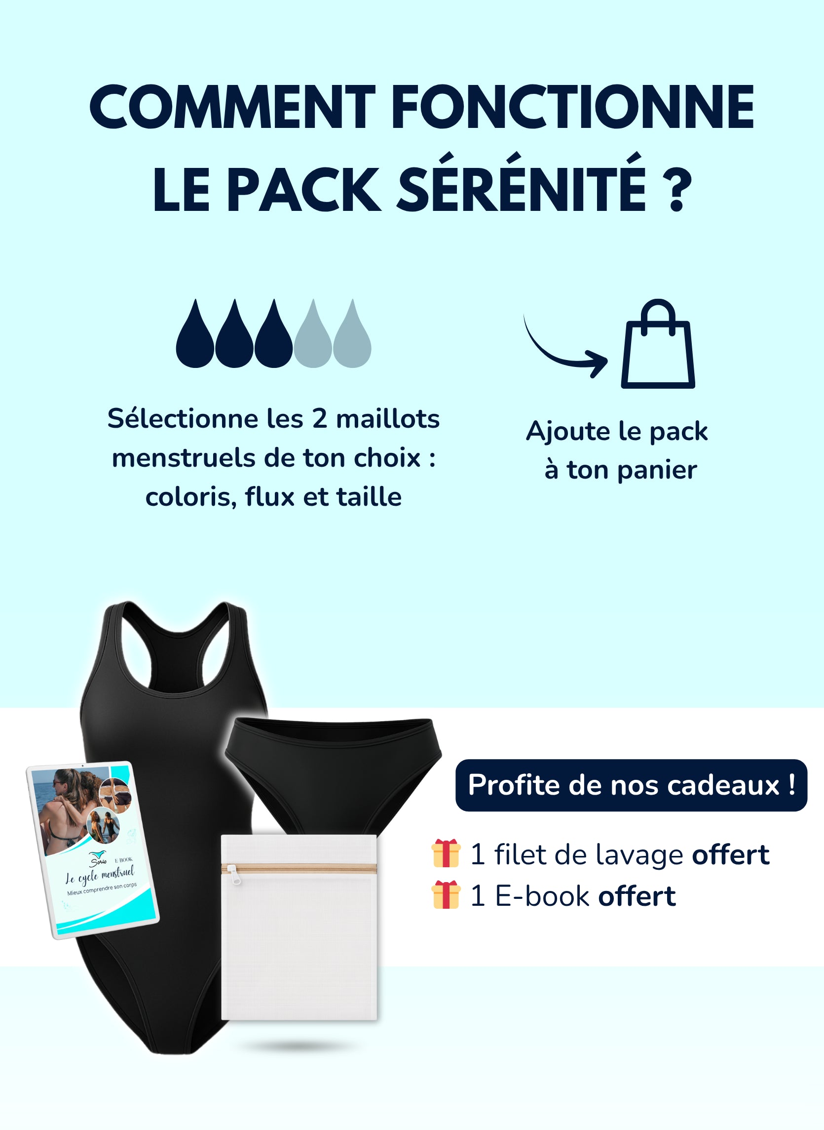 PACK SÉRÉNITÉ 2 maillots - ADO