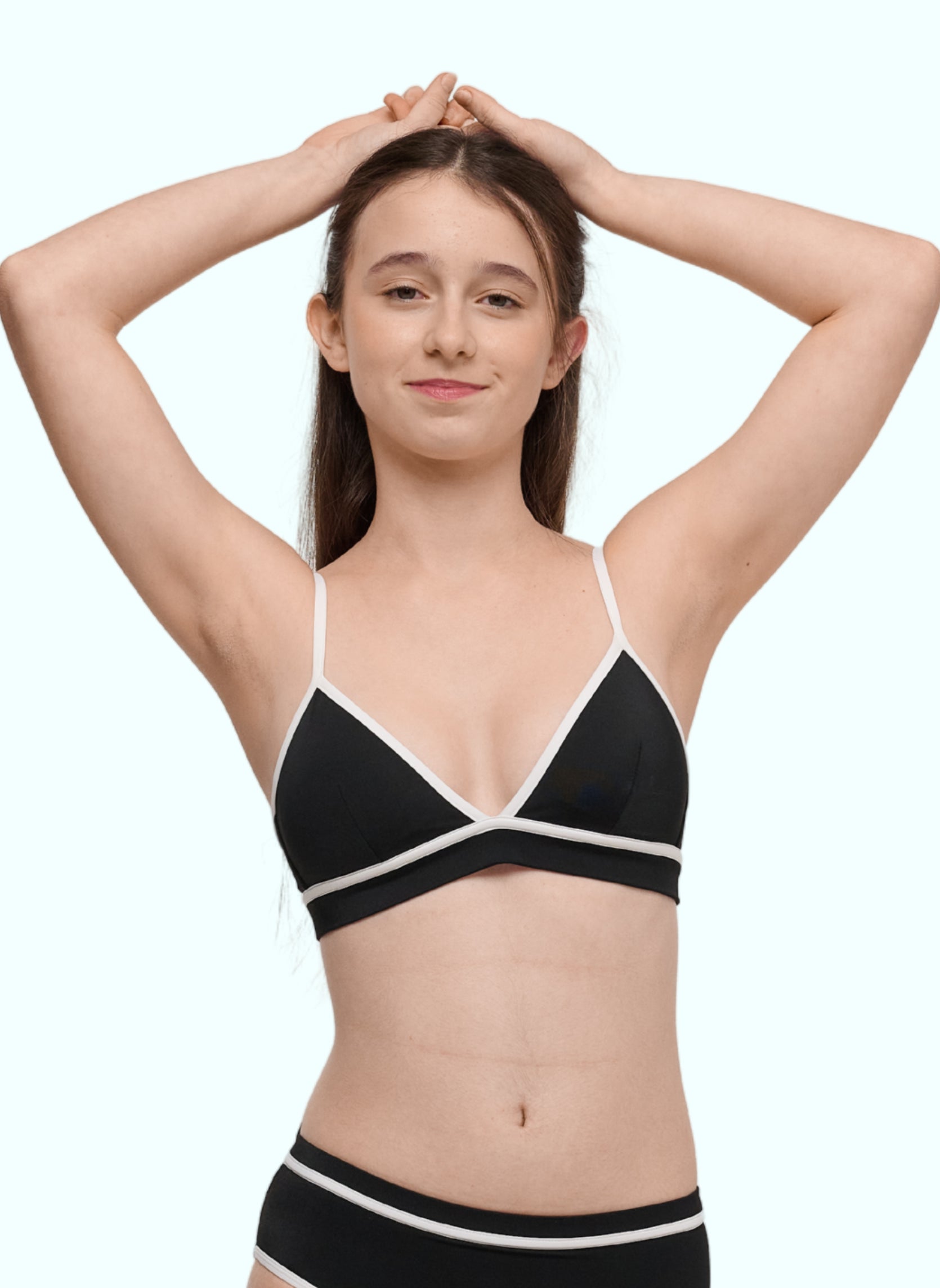 haut de maillot de bain ava ado triangle