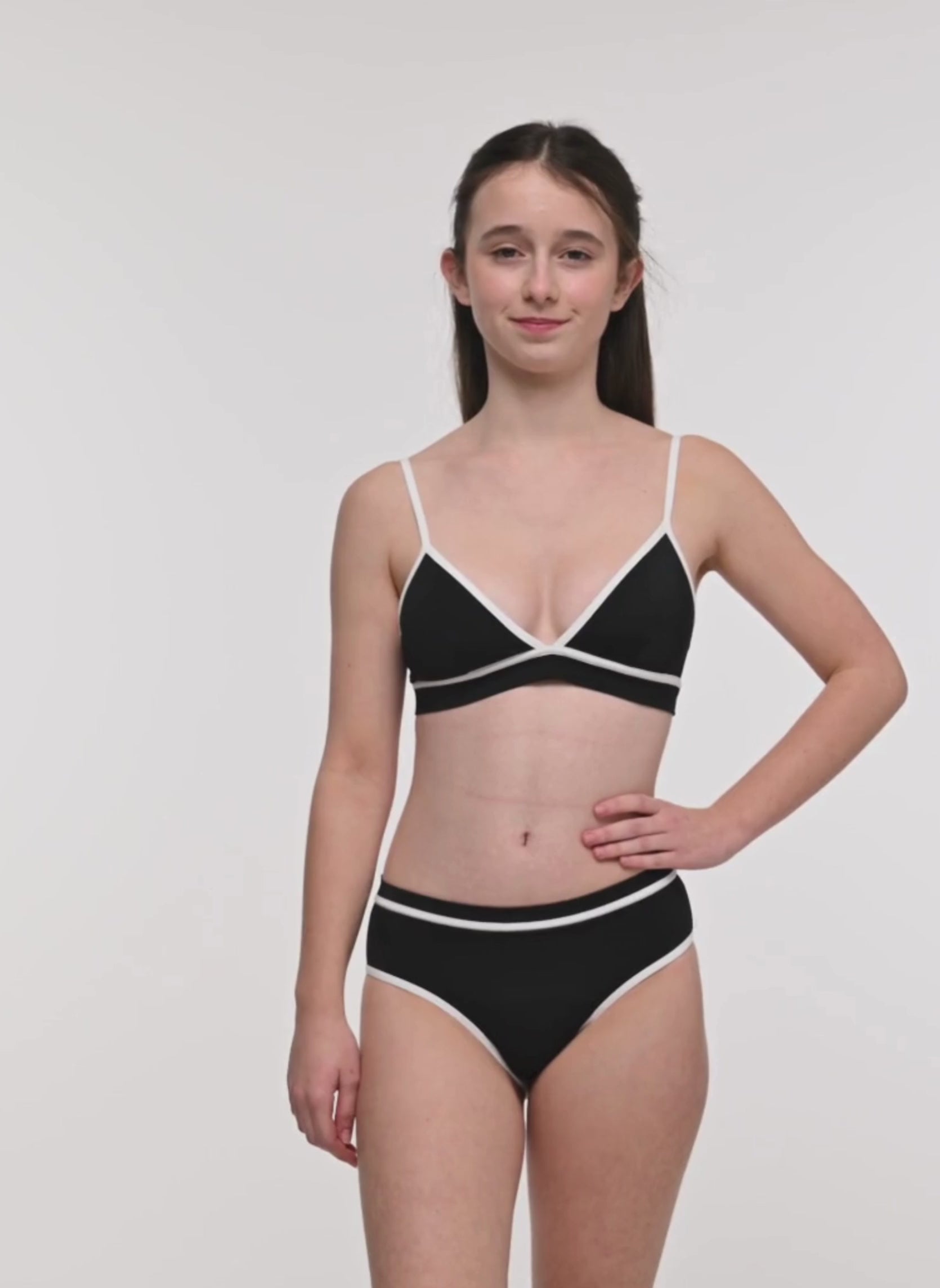 bas de maillot de bain menstruel pour adolescentes antifuite