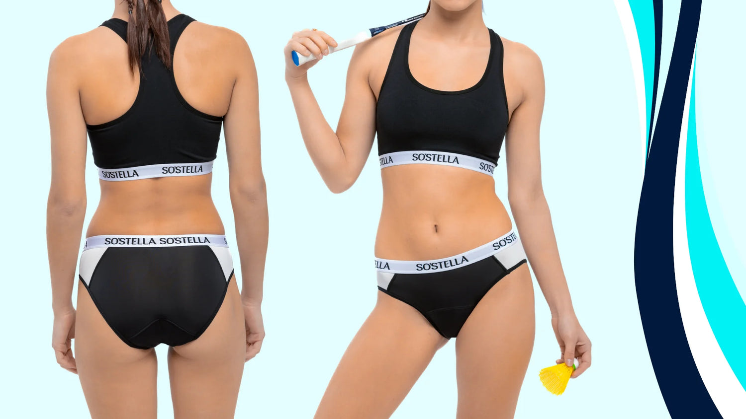 Nos culottes menstruelles de sport pour ado