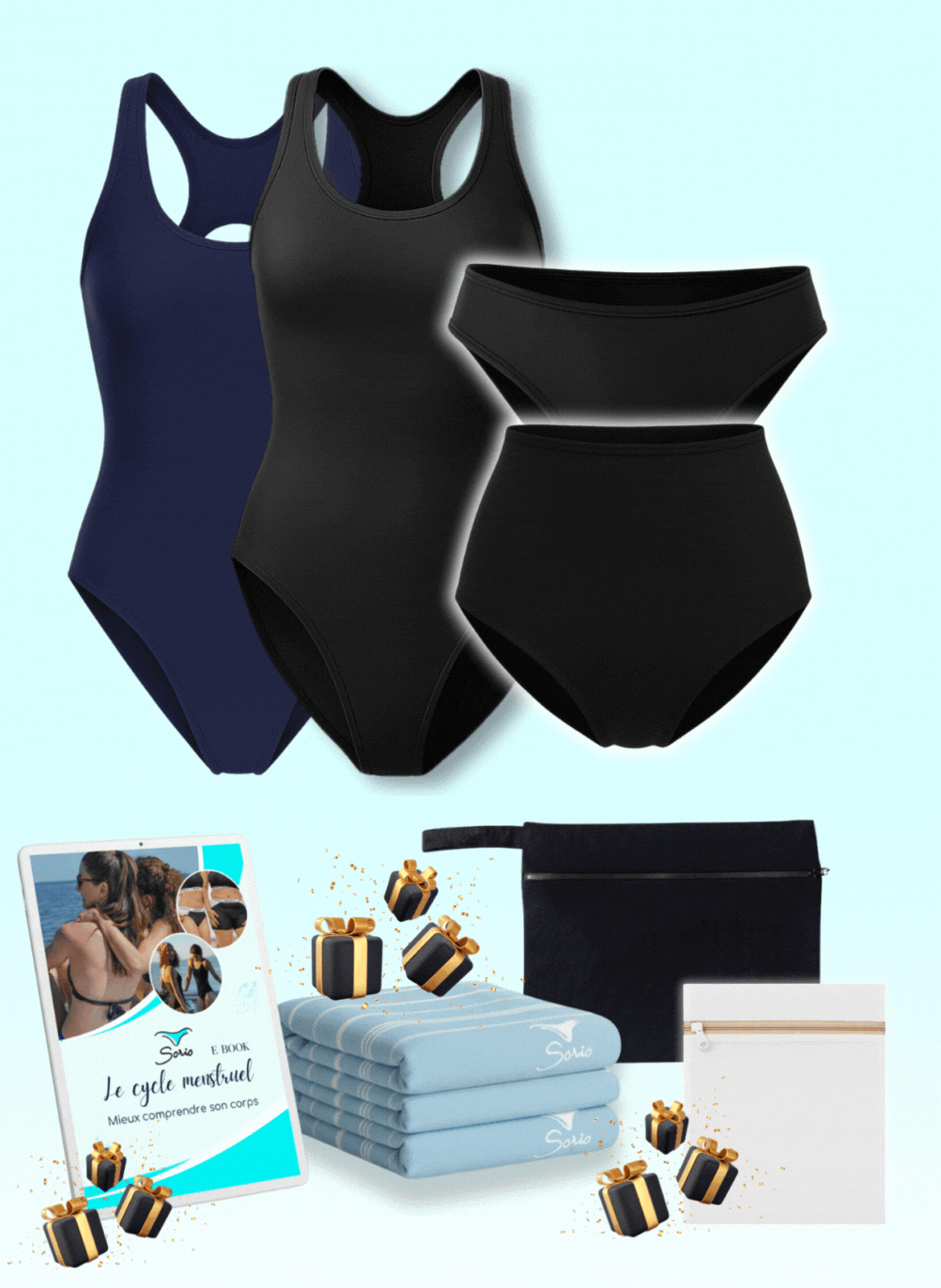 black friday sorio pack 4 maillots menstruels