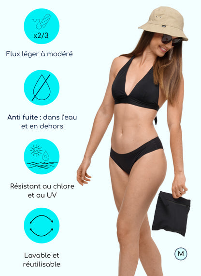 bas maillot de bain menstruel sans coutures sorio