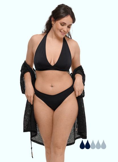 bas maillot menstruel échancré tanga string