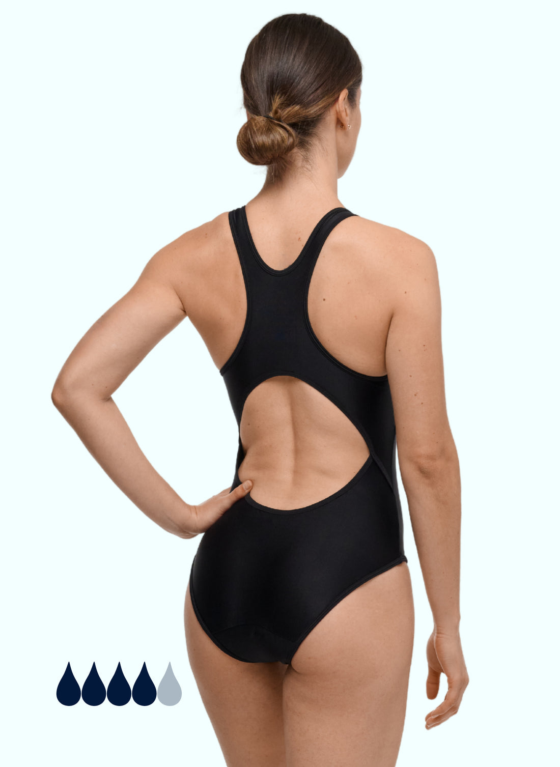 maillot de bain 1 pièce natation flux abondant